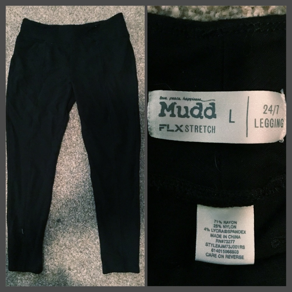 Black Mudd Pants